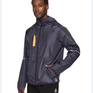 Reebok Black Windbreaker Jacket